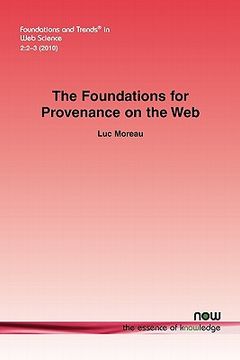 portada the foundations for provenance on the web (en Inglés)