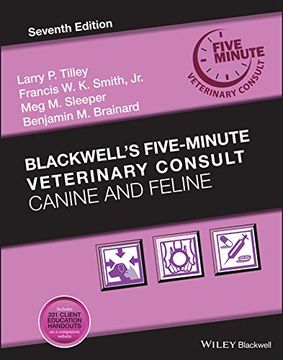 portada Blackwell′S Five–Minute Veterinary Consult: Canine and Feline (en Inglés)
