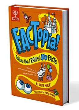 portada Factopia! Follow the Trail of 400 Facts. (en Inglés)