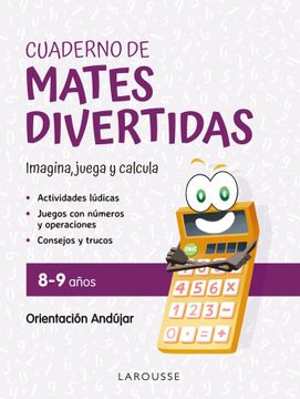 portada Cuaderno de Mates Divertidas 8-9 Años (Orientacion Andujar) (in Spanish)