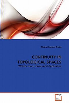 portada continuity in topological spaces (en Inglés)