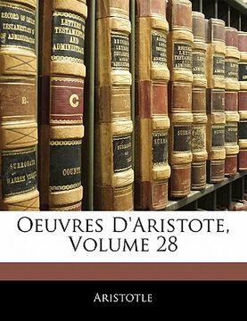 portada Oeuvres D'aristote, Volume 28 (in French)