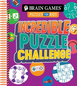 portada Brain Games Puzzles for Kids - Incredible Puzzle Challenge (en Inglés)