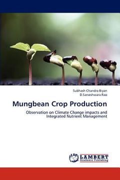 portada mungbean crop production (en Inglés)