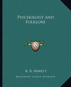 portada psychology and folklore (en Inglés)