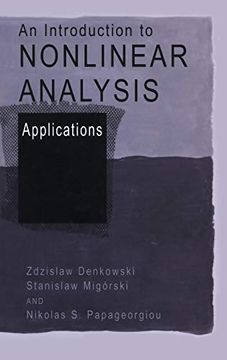 portada An Introduction to Nonlinear Analysis: Applications (in English)