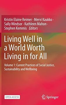 portada Living Well in a World Worth Living in for all (en Inglés)