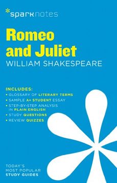 portada Romeo and Juliet SparkNotes Literature Guide (en Inglés)