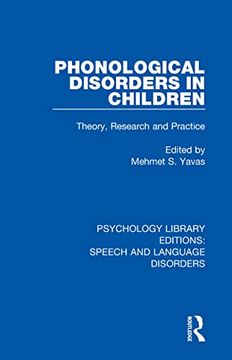 portada Phonological Disorders in Children (Psychology Library Editions: Speech and Language Disorders) (en Inglés)