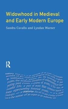 portada Widowhood in Medieval and Early Modern Europe (Women and men in History) (en Inglés)