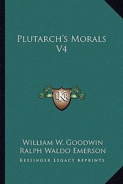 portada plutarch's morals v4 (en Inglés)