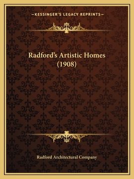 portada radford's artistic homes (1908) (in English)