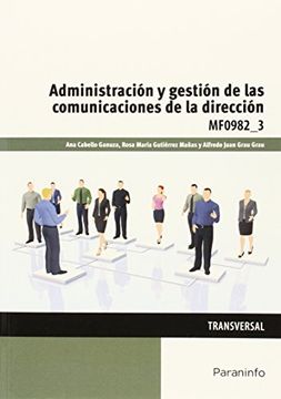 portada Administración y Gestión de las Comunicaciones de la Dirección (cp - Certificado Profesionalidad)