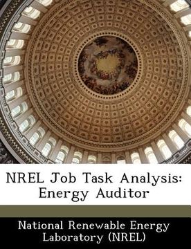 portada nrel job task analysis: energy auditor (en Inglés)