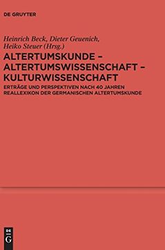 portada Altertumskunde - Altertumswissenschaft - Kulturwissenschaft (Reallexikon der Germanischen Altertumskunde - erg Nzungsb nd) (en Alemán)