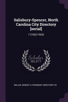 portada Salisbury-Spencer, North Carolina City Directory [serial]: 7 (1922/1923)