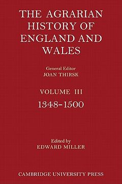 portada The Agrarian History of England and Wales: Volume 3, 1348 1500 (in English)