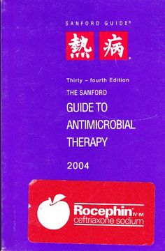 portada The Sanford Guide to Antimicrobial Therapy, 2004 (in English)
