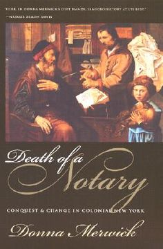 portada death of a notary (en Inglés)