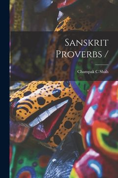 portada Sanskrit Proverbs / (en Inglés)