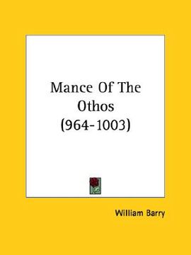 portada mance of the othos (964-1003) (en Inglés)