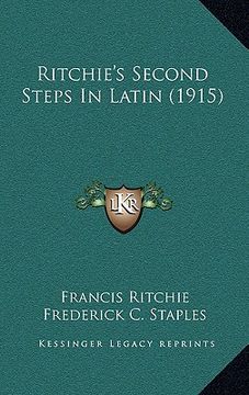 portada ritchie's second steps in latin (1915) (in English)