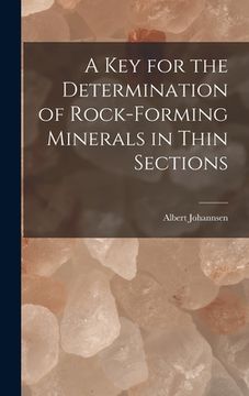 portada A key for the Determination of Rock-forming Minerals in Thin Sections (en Inglés)