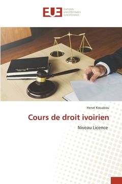 portada Cours de droit ivoirien (en Francés)
