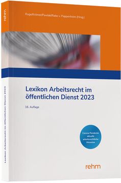 portada Lexikon Arbeitsrecht im Öffentlichen Dienst 2023 (en Alemán)