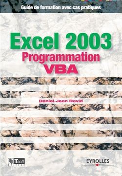 portada Excel 2003 Programmation VBA (en Francés)