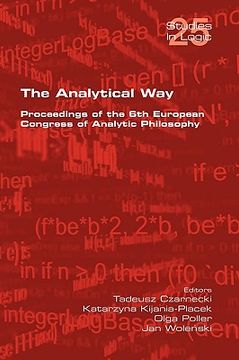 portada the analytical way. proceedings of the 6th european congress of analytic philosophy (in English)