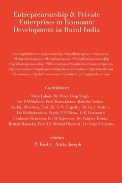 portada Entrepreneurship & Private Enterprises in Economic Development in Rural India (en Inglés)