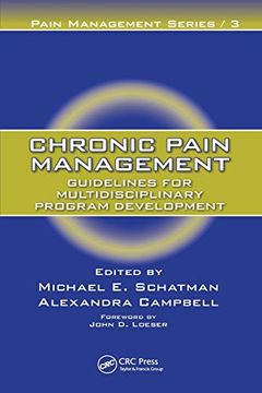 portada Chronic Pain Management: Guidelines for Multidisciplinary Program Development (en Inglés)