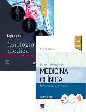 portada Lote Hall - Laso. Guyton y Hall. Tratado de Fisiología Médica + Introducción a la Medicina Clínica (in Spanish)