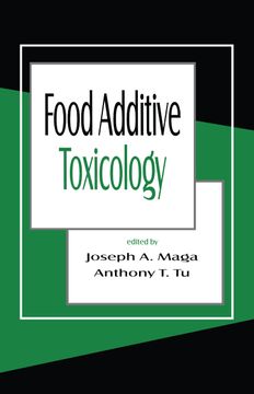 portada Food Additive Toxicology (en Inglés)