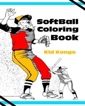 portada Softball Coloring Book (en Inglés)