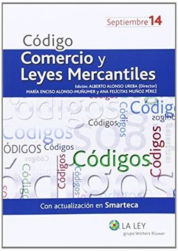 portada Código De Comercio Y Leyes Mercantiles 2014 (códigos La Ley) (in Spanish)