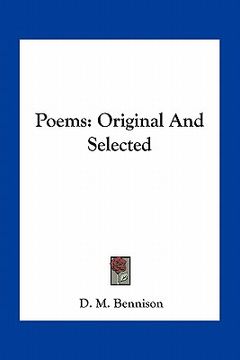 portada poems: original and selected (en Inglés)