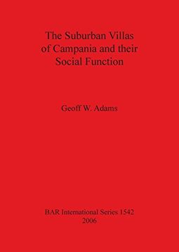 portada The Suburban Villas of Campania and Their Social Function (Bar International Series) (en Inglés)
