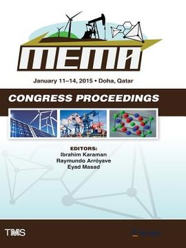 portada Proceedings of the Tms Middle East - Mediterranean Materials Congress on Energy and Infrastructure Systems (Mema 2015)