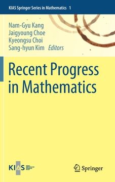 portada Recent Progress in Mathematics (en Inglés)
