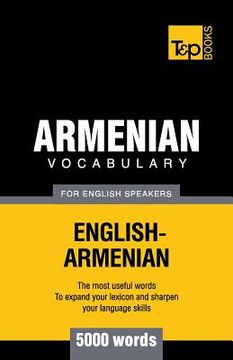portada Armenian vocabulary for English speakers - 5000 words (en Inglés)