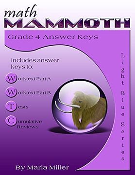 portada Math Mammoth Grade 4 Answer Keys 