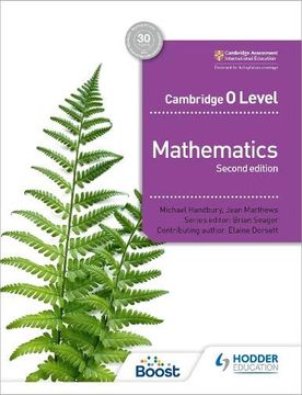 portada Cambridge O Level Mathematics Second Edition: Hodder Education Group (en Inglés)