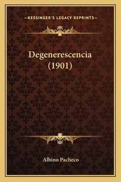 portada Degenerescencia (1901) (en Portugués)