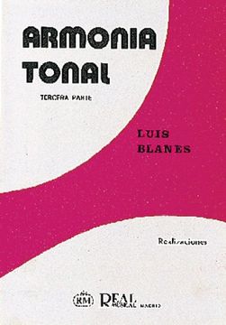portada Armonía Tonal, 3 - Realizaciones (rm Pedag. Libros Tècnicos) 