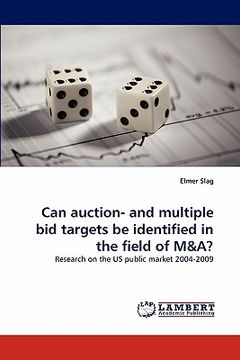 portada can auction- and multiple bid targets be identified in the field of m&a? (en Inglés)