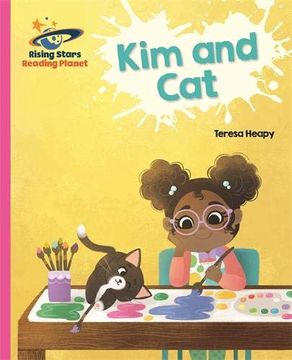 portada Reading Planet - kim and cat - Pink a: Galaxy (Rising Stars Reading Planet) (in English)