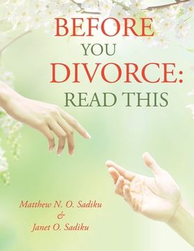 portada Before You Divorce: Read This (en Inglés)