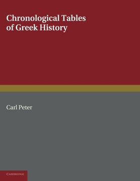 portada Chronological Tables of Greek History (en Inglés)